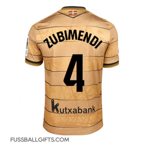Real Sociedad Martin Zubimendi #4 Fußballbekleidung Auswärtstrikot 2024-25 Kurzarm